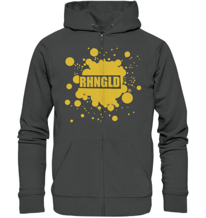 Yellow Splash - Organic Zipper