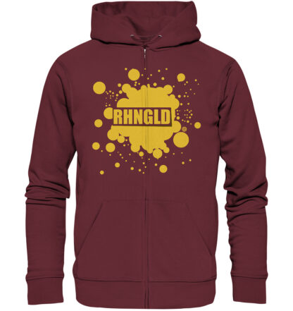 Yellow Splash - Organic Zipper – Bild 3