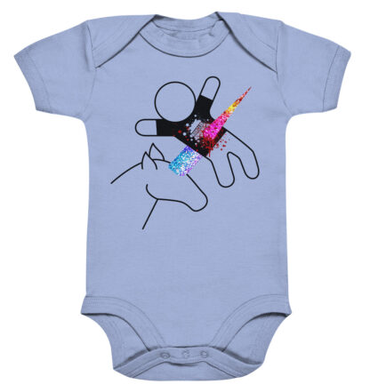 Unicorn Emotions - Organic Baby Bodysuite – Bild 3