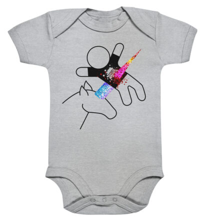 Unicorn Emotions - Organic Baby Bodysuite – Bild 5