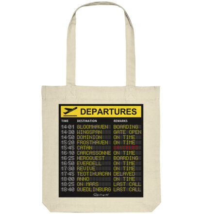 Departures - Organic Tote-Bag – Bild 4